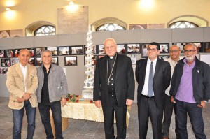 L'inaugurazione della mostra nella sala del conclave