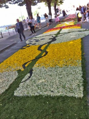 L'infiorata a Lubriano