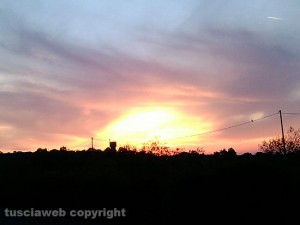 Blera - Tramonto a Valle fredda