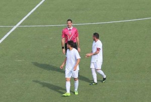 Matteo Centi durante la gara 