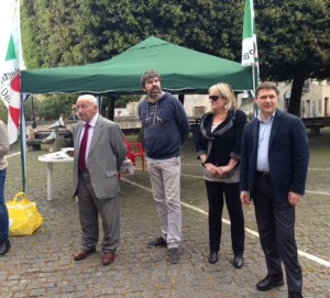 Il comizio di Mazzoli a Oriolo Romano