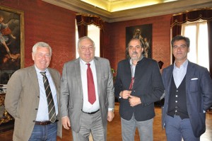 L'incontro in comune tra Michelini e Camilli, Sergio Insogna e Angelo Palmas