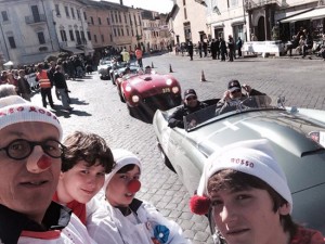 I Nasi rossi di Ronciglione pronti ad accogliere le Mille miglia