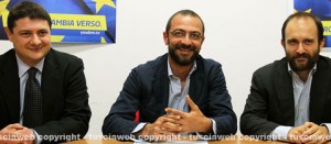 Alessandro Mazzoli, Andrea Egidi e Matteo Orfini