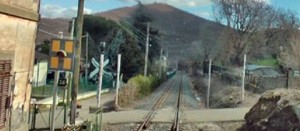 Il passaggio a livello di Montecchio (Bagnaia)
