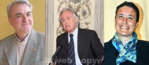Da sinistra Antonio Quattranni, Paolo Equitani e Anna Lisa Parrano