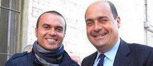 Marco Paolocci con Nicola Zingaretti