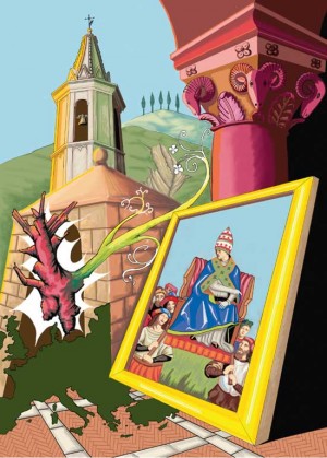 Il Pugnalone realizzato per Pienza