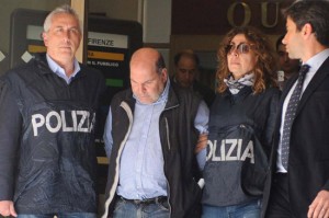 Firenze - L'arresto di Riccardo Viti