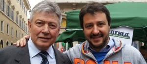 Matteo Salvini con Umberto Fusco
