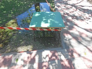 Il giardino della scuola materna Pilastro