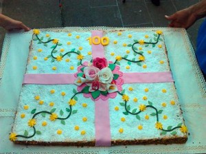 La festa dei centenari a La Quercia