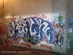 Le scritte dei writers