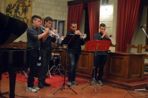 Alcuni allievi dell’Accademia Tarquinia musica