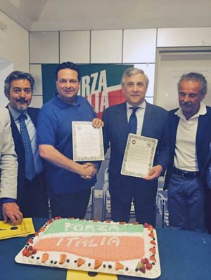 Tajani a Civita Castellana per Colamedici