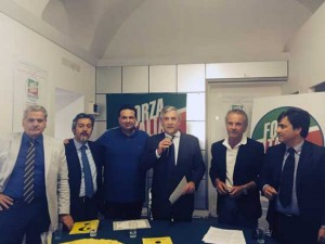 Tajani a Civita Castellana per Colamedici