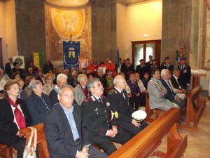 La celebrazione in onore dei caduti di tutte le guerre