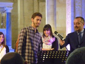 Premio Cardarelli - Lo studente Fabio Ciurluini