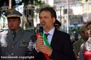 La festa della Repubblica a Montefiascone - Il sindaco Cimarello