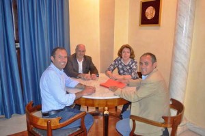 La firma del protocollo d'intesa