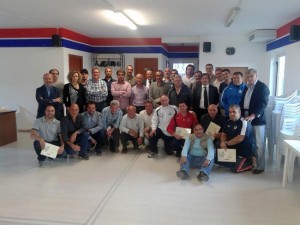 Un momento del corso per dirigenti sportivi