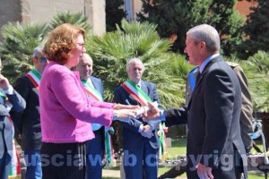 Il prefetto Scolamiero con il maresciallo Stefani