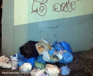 Immondizia per le strade