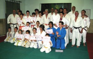 Consegna delle cinture di fine anno della palestra Yama Bushi