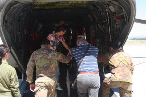 I ragazzi del Centro diurno alla Scuola marescialli aeronautica militare di Viterbo