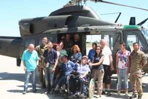 I ragazzi del Centro diurno alla Scuola marescialli aeronautica militare di Viterbo