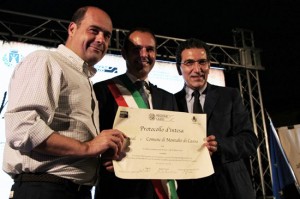 Caci e Zingaretti per il protocollo cessione dei beni Arsial