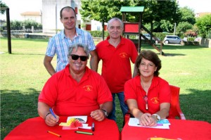 Lo staff del raduno le “500 d’epoca”