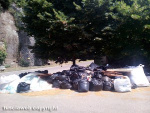 Rifiuti a Bagnaia