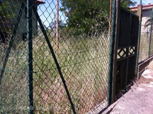 L'ex campo di bocce di Tobia