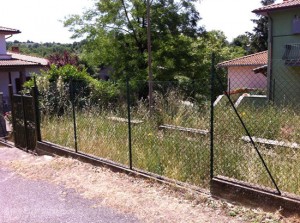 L'ex campo di bocce di Tobia