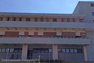 La palazzina C di Belcolle, sede del centro di riferimento provinciale per l'Hiv 