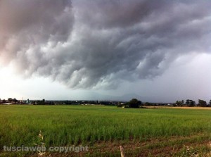 Nubi spettacolari sui cieli della Tuscia