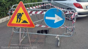 La voragine che si è aperta al Salamaro