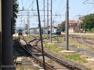 Viterbo - Porta Fiorentina - I treni in stazione