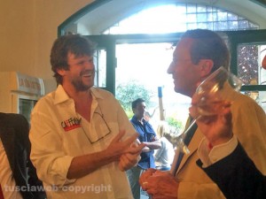 Gianfranco Fini con Filippo Rossi
