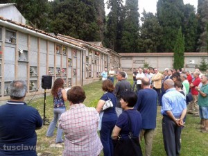 La cerimonia in ricordo di Ugo Rapiti