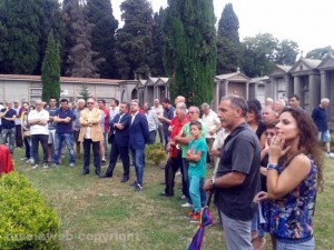 La cerimonia in ricordo di Ugo Rapiti