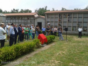 La cerimonia in ricordo di Ugo Rapiti