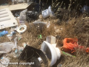 Discarica abusiva a Castel D'Asso