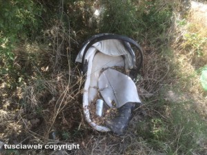 Discarica abusiva a Castel D'Asso