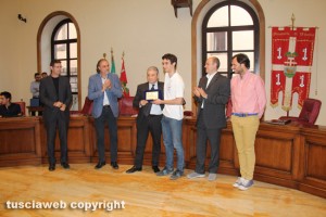 La premiazione della Stella azzurra a Palazzo Gentili