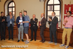 La premiazione della Stella azzurra a Palazzo Gentili