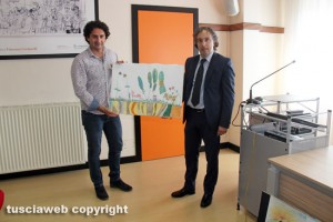 Uno dei disegni fuori concorso realizzato da un ragazzo meno fortunato
