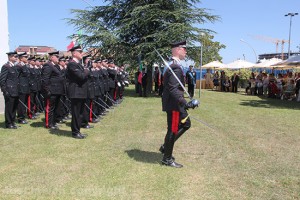 La cerimonia del bicentenario dell'Arma dei carabinieri al comando provinciale di Viterbo