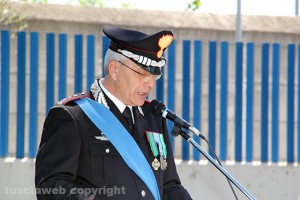 Il comandante provinciale colonnello Gianluca Dell'Agnello
